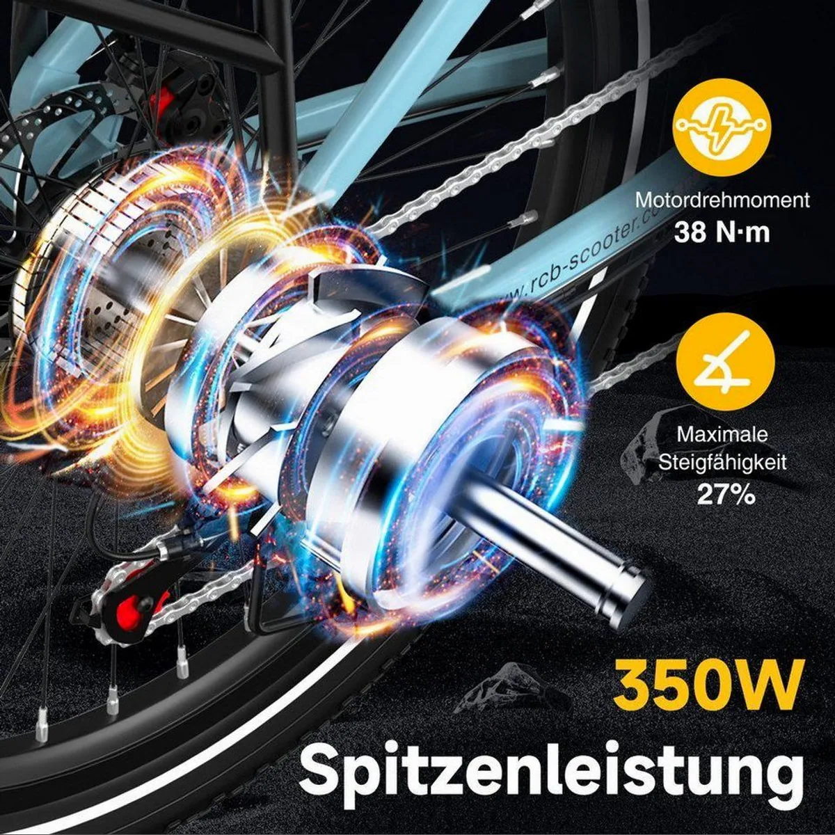 RCB E-Bike Pedelec G6, kraftvoller Motor, hohe Reichweite, smarte Konnektivität 5