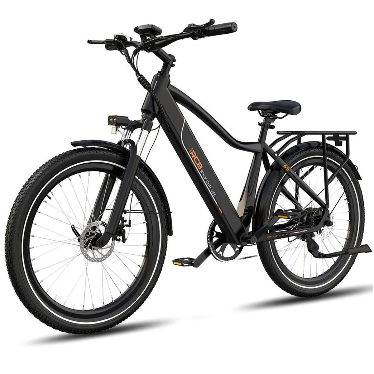 RCB E-Bike Pedelec G5, kraftvoller Motor, 7-Gang-Schaltung, smarte App-Steuerung
