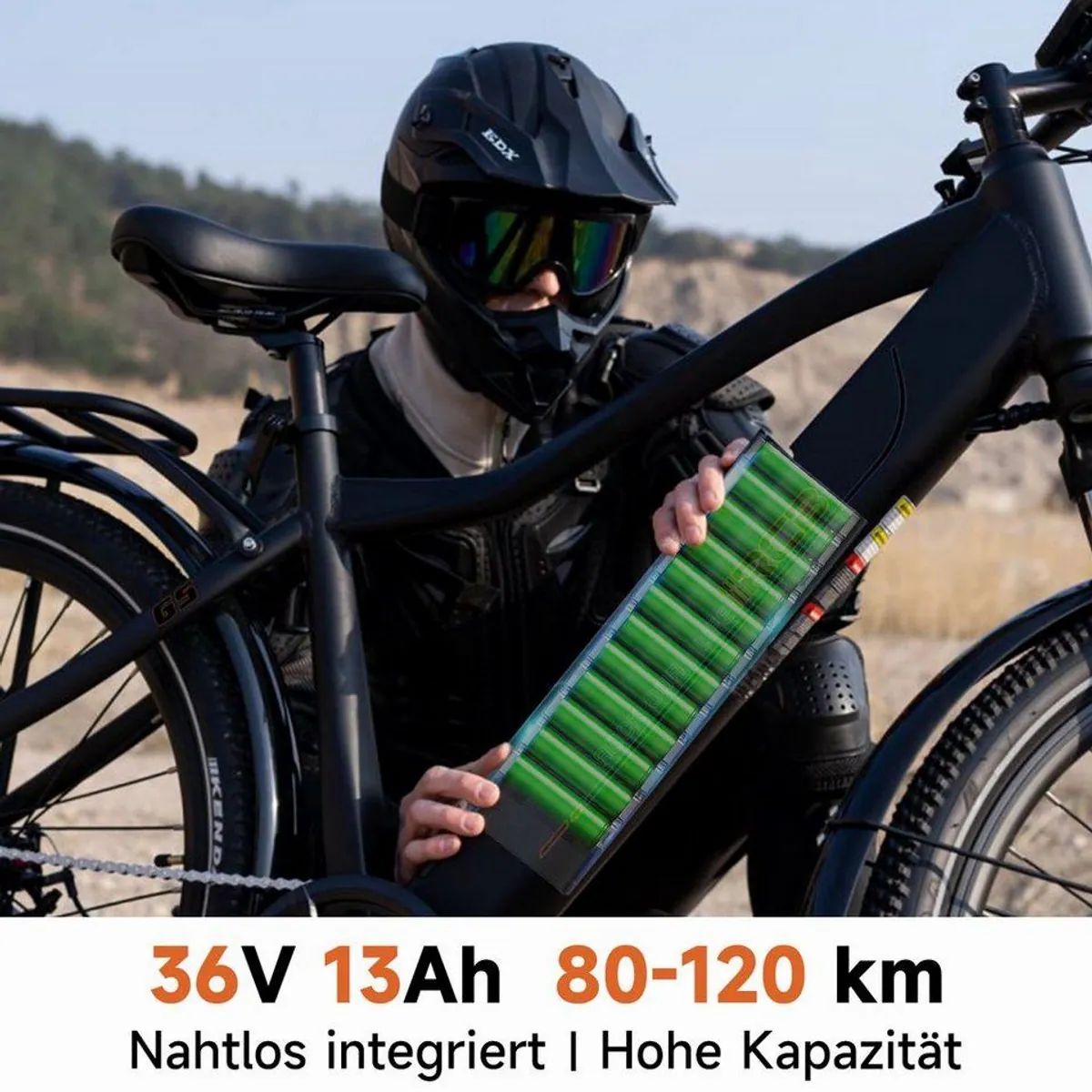 RCB E-Bike Pedelec G5, kraftvoller Motor, 7-Gang-Schaltung, smarte App-Steuerung 2