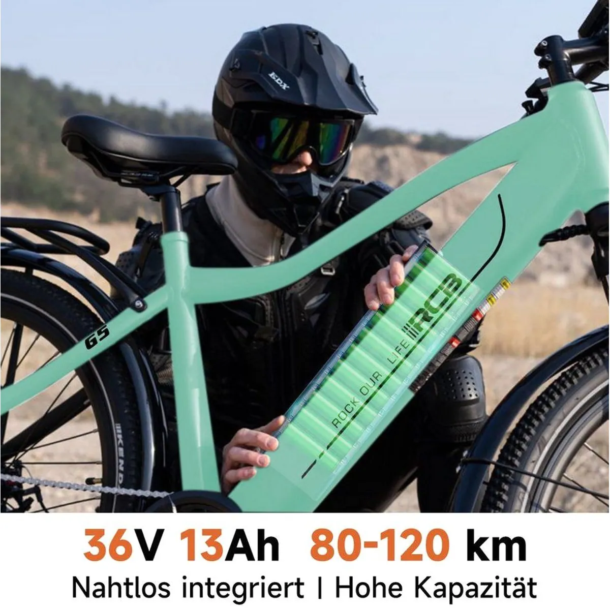 RCB E-Bike Pedelec G5, kraftvoller Heckmotor, 7-Gang-Schaltung, smarte App-Funktionen 2