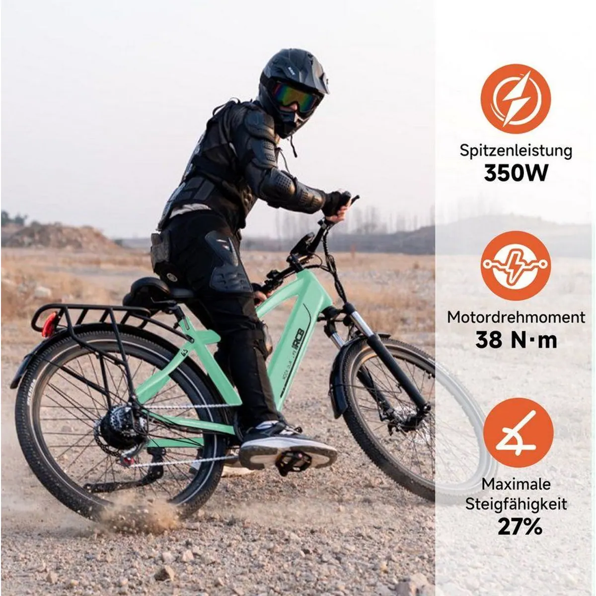 RCB E-Bike Pedelec G5, kraftvoller Heckmotor, 7-Gang-Schaltung, smarte App-Funktionen 3