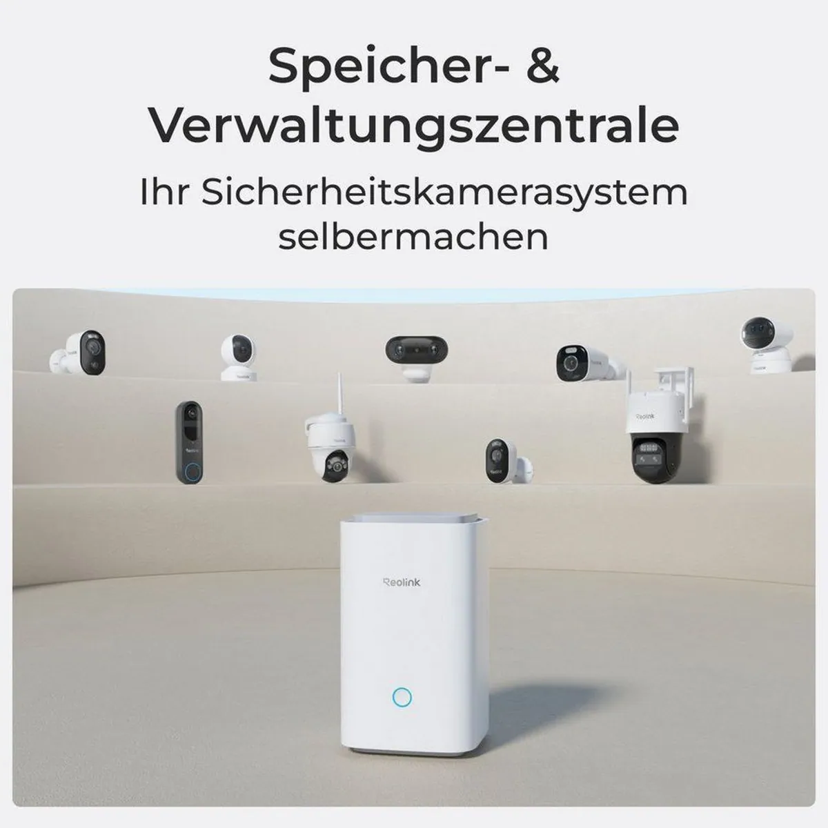 Reolink Argus PT Ultra, 4K Überwachungskamera mit Farb-Nachtsicht — kabellos, 360° Schwenk, zentrale Verwaltung 4