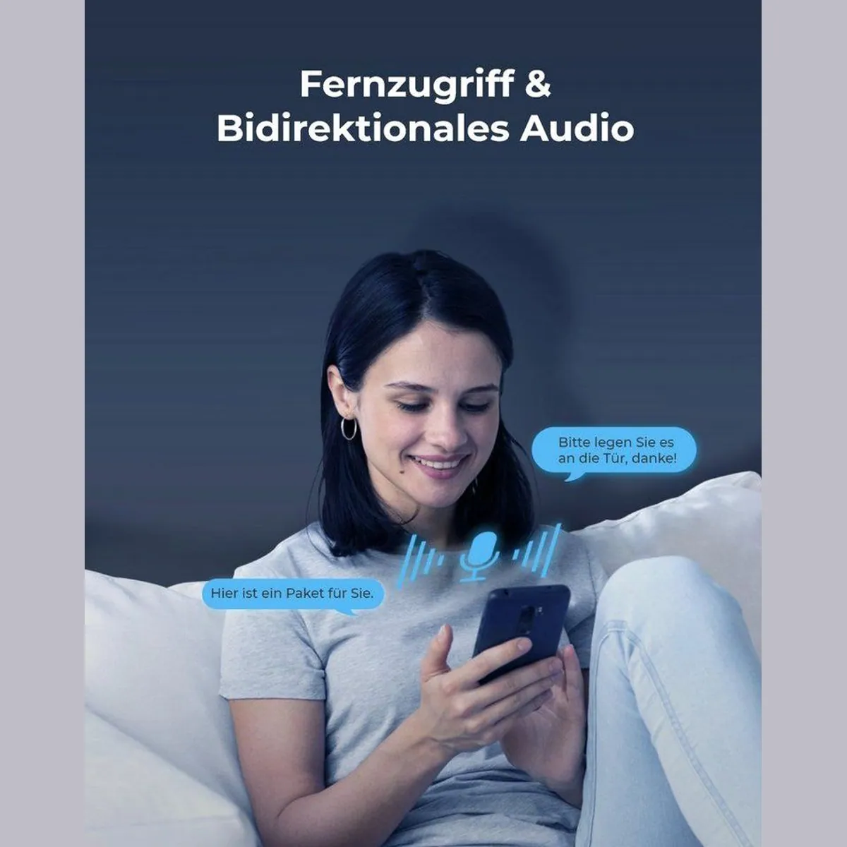 Reolink Überwachungskamera 4K WLAN System, 24/7 Schutz, Smart-Erkennung, Zwei-Wege-Audio 3