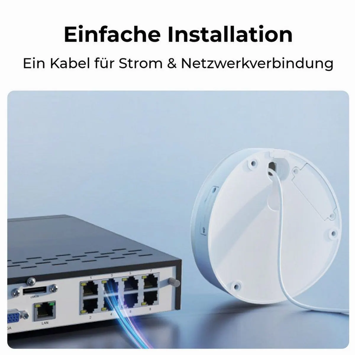 Reolink RLC-823S1 Überwachungskamera, 4K Nachtsicht, 360° Tracking, PoE Technologie 3