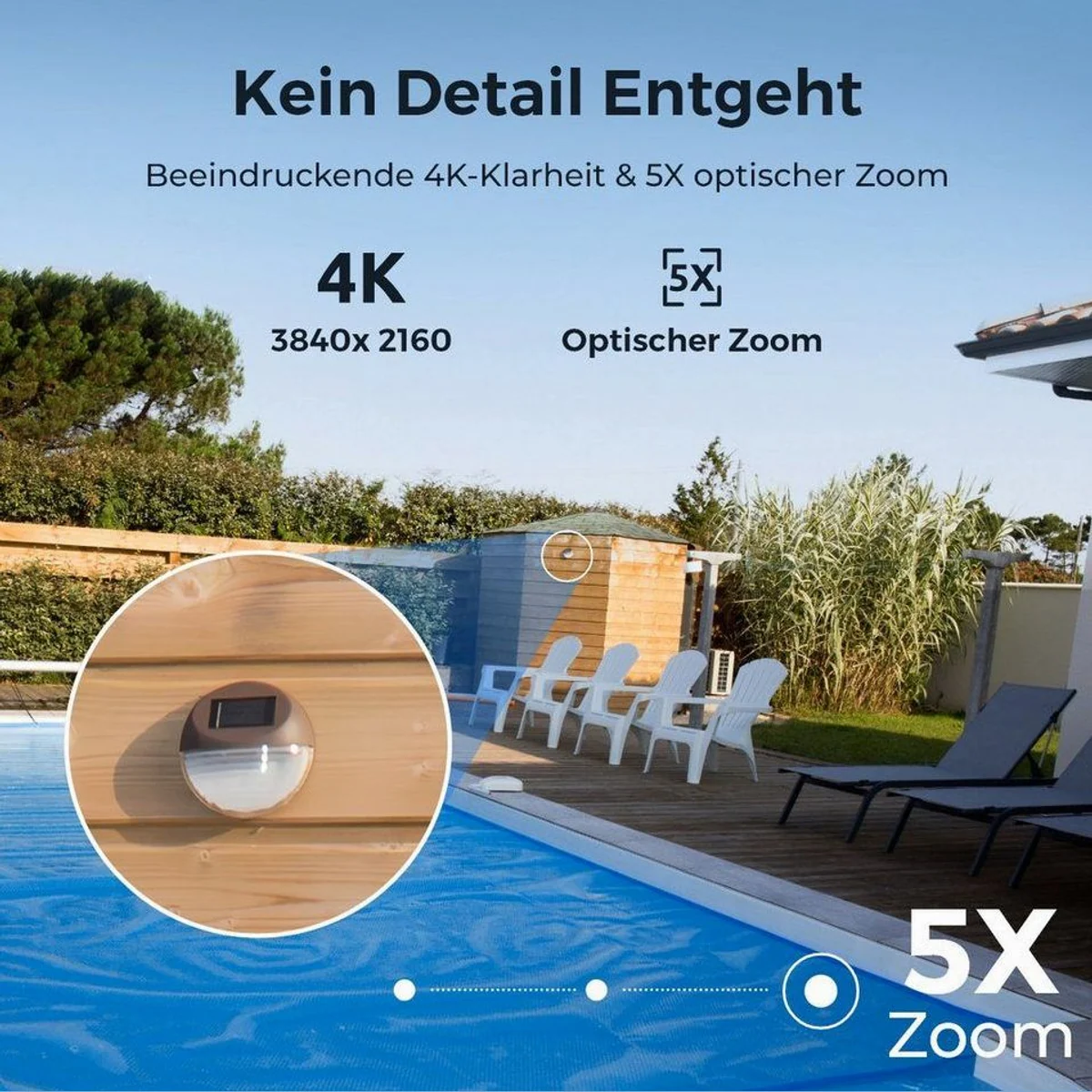 Reolink RLC-823S1W Überwachungskamera, 4K Auflösung, 360° Smartes Auto-Tracking 2