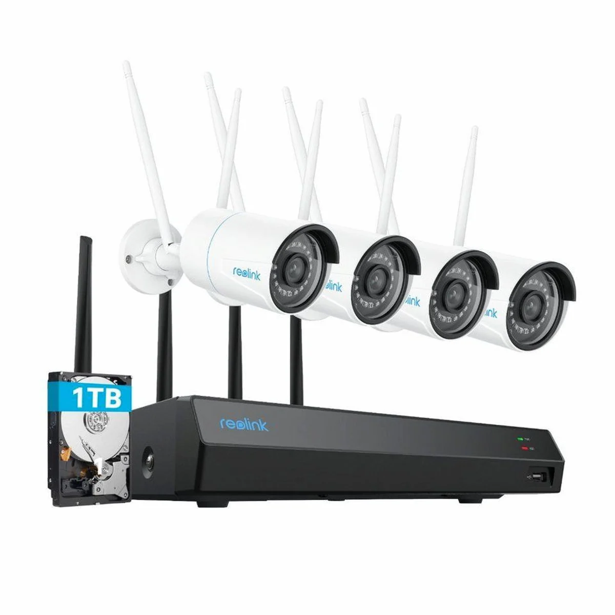 Reolink RLK12-500WB4 Überwachungskamera, 5MP Super HD, 1TB HDD, Dualband WLAN