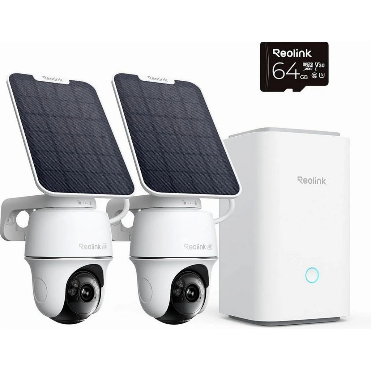 Reolink Argus PT Ultra Überwachungskamera, 4K Auflösung, kabellos, Solar betrieben