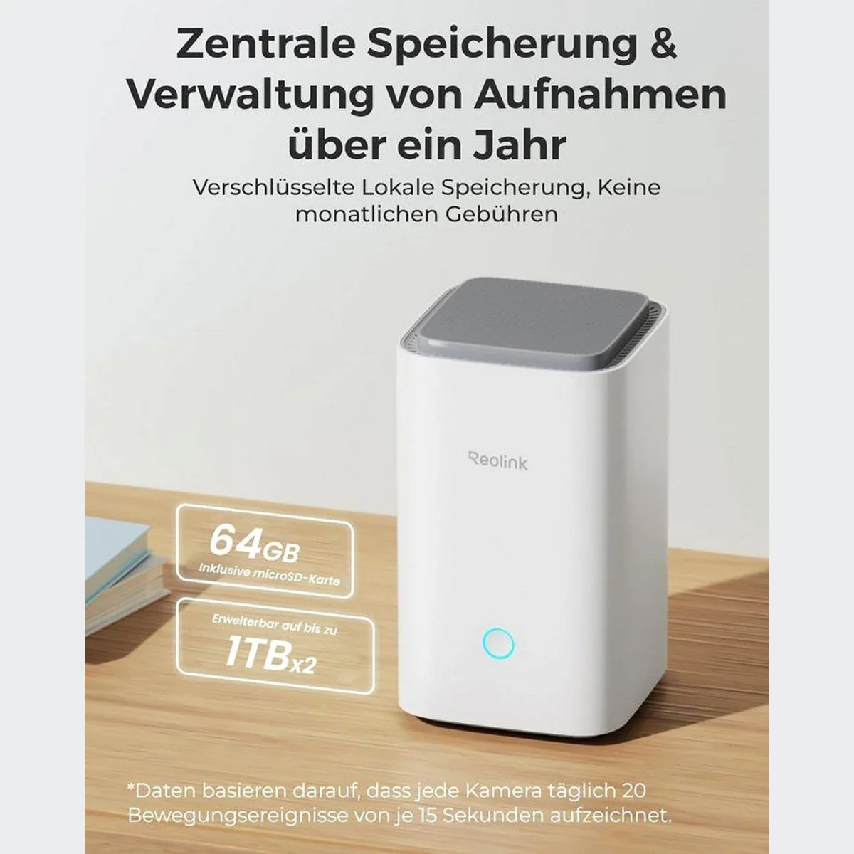Reolink Home Hub mit 2x Argus Eco Ultra, kabelloses Sicherheitssystem, 4K Live-Ansicht, Wetterfest 2