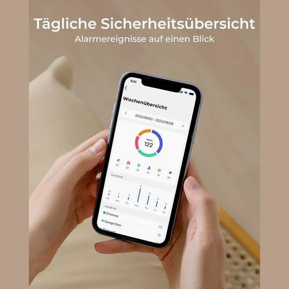 Reolink Home Hub mit 2x Argus Eco Ultra, kabelloses Sicherheitssystem, 4K Live-Ansicht, Wetterfest 3