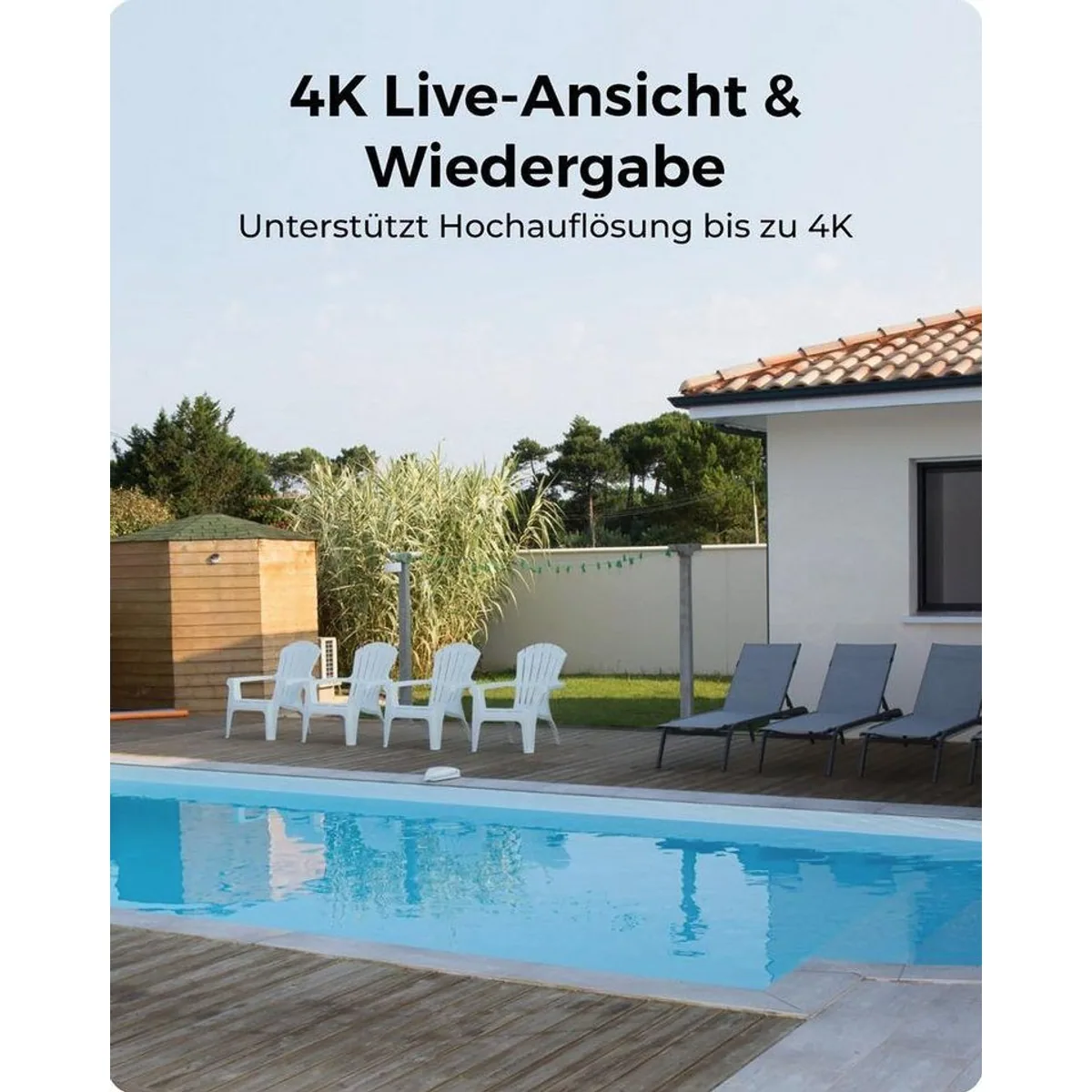 Reolink Home Hub mit 2x Argus Eco Ultra, kabelloses Sicherheitssystem, 4K Live-Ansicht, Wetterfest 5