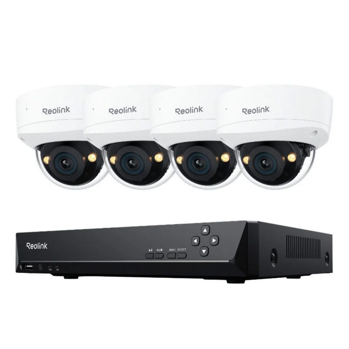 Reolink RLK8-800V4 Überwachungskamera Set, 4K Bildqualität, 125° Sichtfeld, IK10 Schutz
