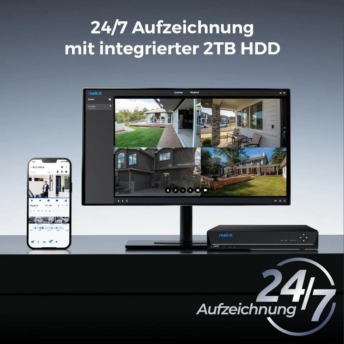 Reolink RLK8-800V4 Überwachungskamera Set, 4K Bildqualität, 125° Sichtfeld, IK10 Schutz 3