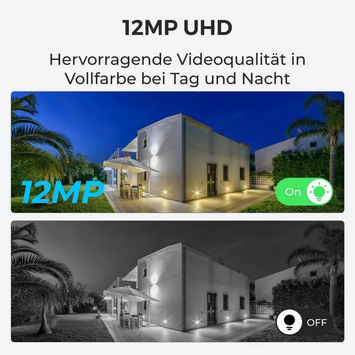 Reolink Überwachungskamera PoE 12 MP Ultra HD, Farb-Nachtsicht & 24/7 Aufzeichnung — ideal für Innen- und Außenbereich 2