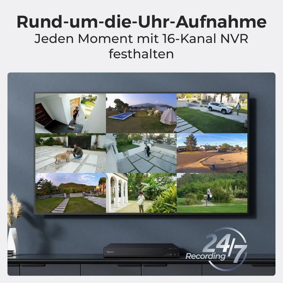 Reolink Überwachungskamera PoE 12 MP Ultra HD, Farb-Nachtsicht & 24/7 Aufzeichnung — ideal für Innen- und Außenbereich 4