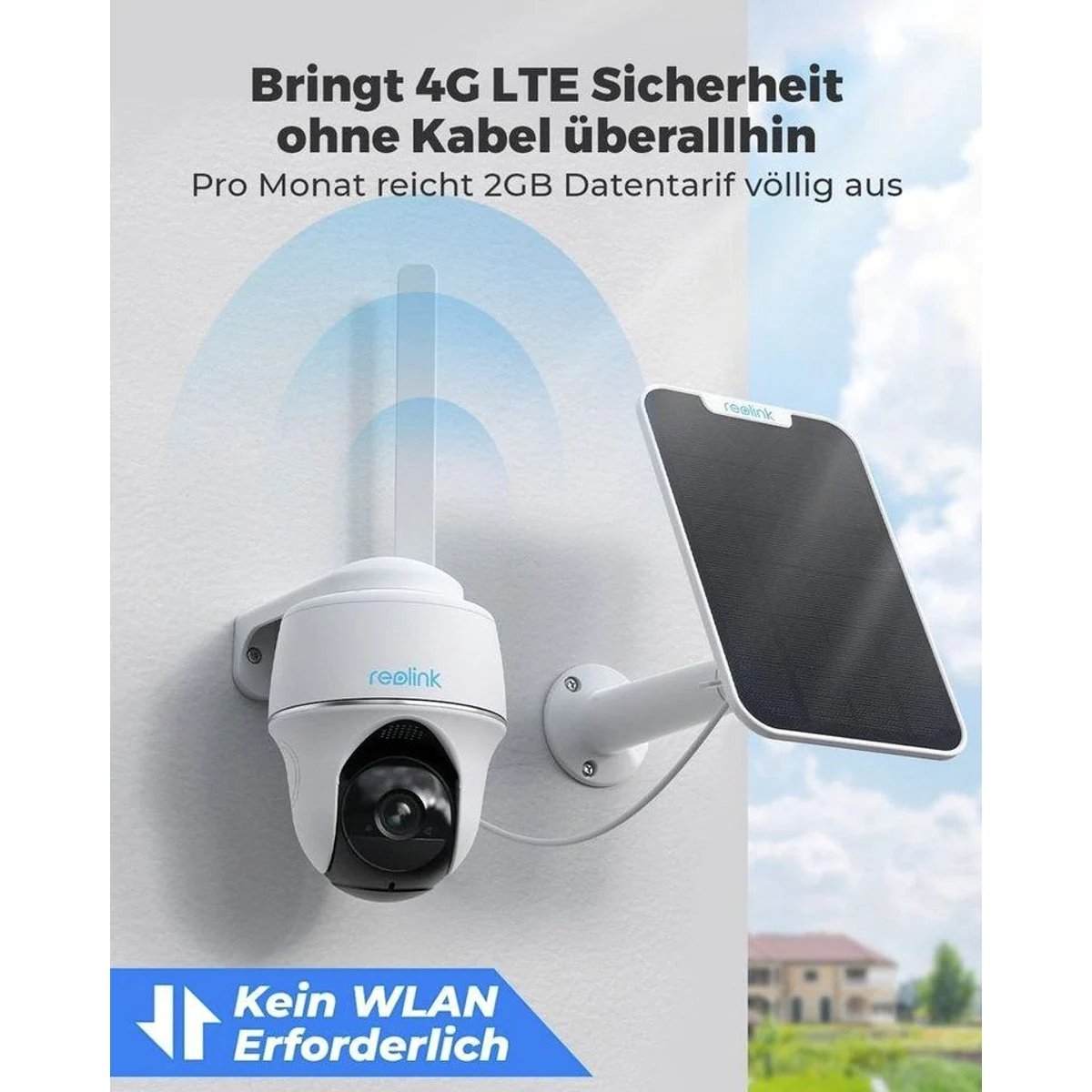 Reolink Überwachungskamera 5MP, 4G LTE, intelligente Erkennung, Zwei-Wege-Audio 2