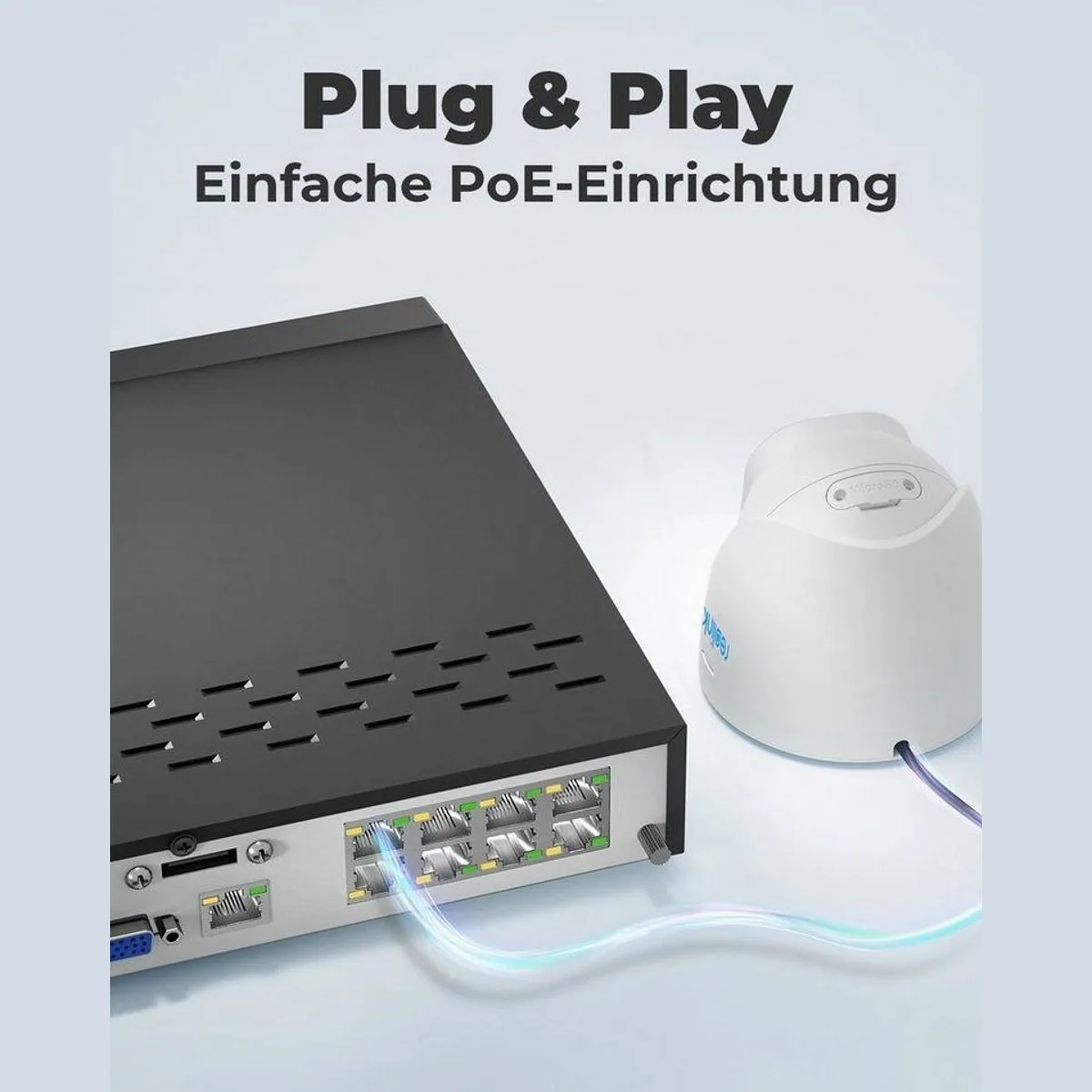 Reolink 8MP 4K PoE Set, intelligente Personen- und Fahrzeugerkennung, 2TB NVR 5