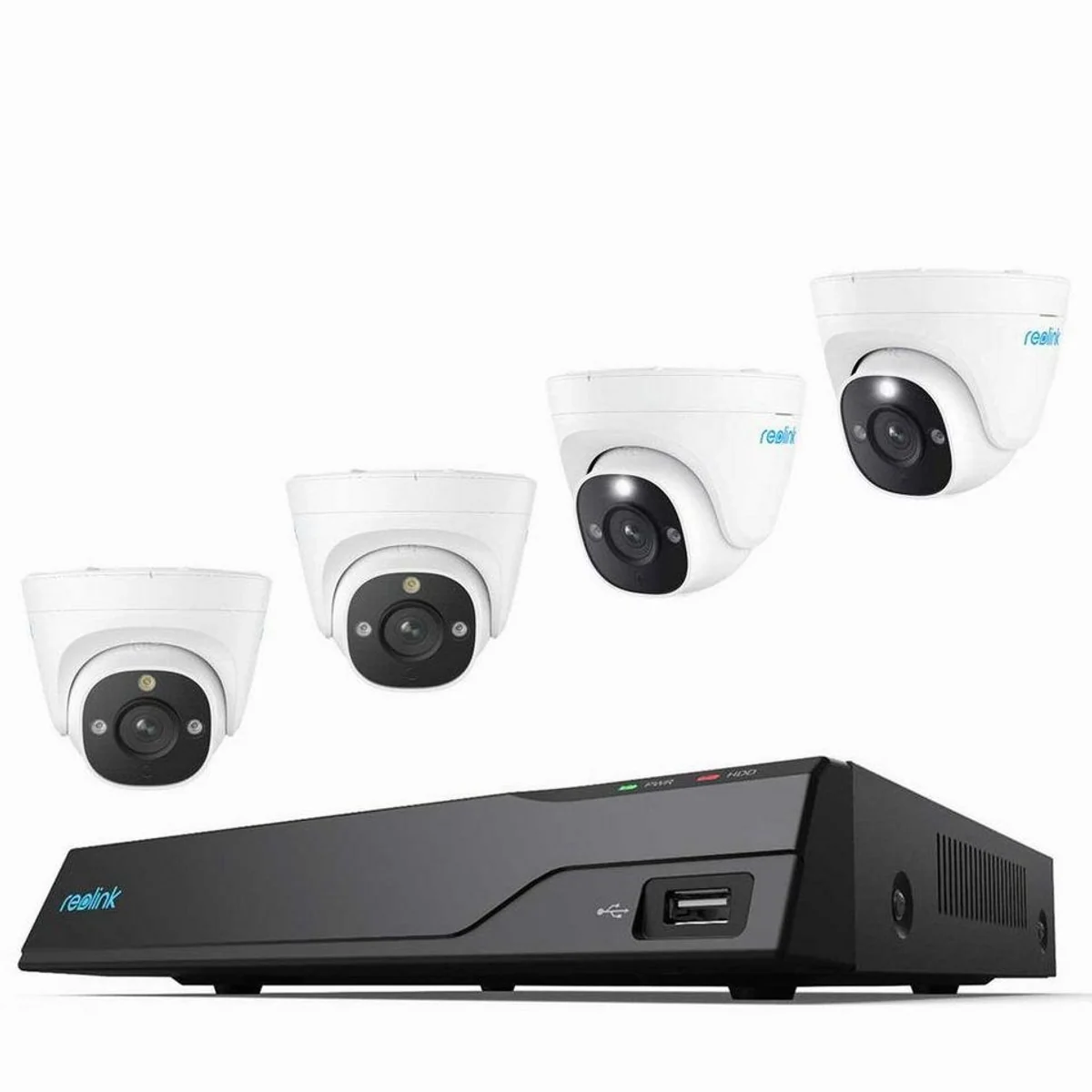 Reolink NVS8-8MD4 Überwachungskamera Set, 8 MP, PoE, 2-Wege-Audio, Nachtsicht bis 30 m