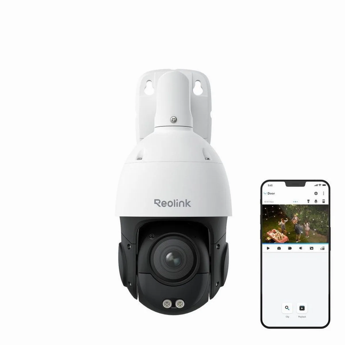 Reolink 4K PoE-Überwachungskamera, 16X optischer Zoom, Zwei-Wege-Audio