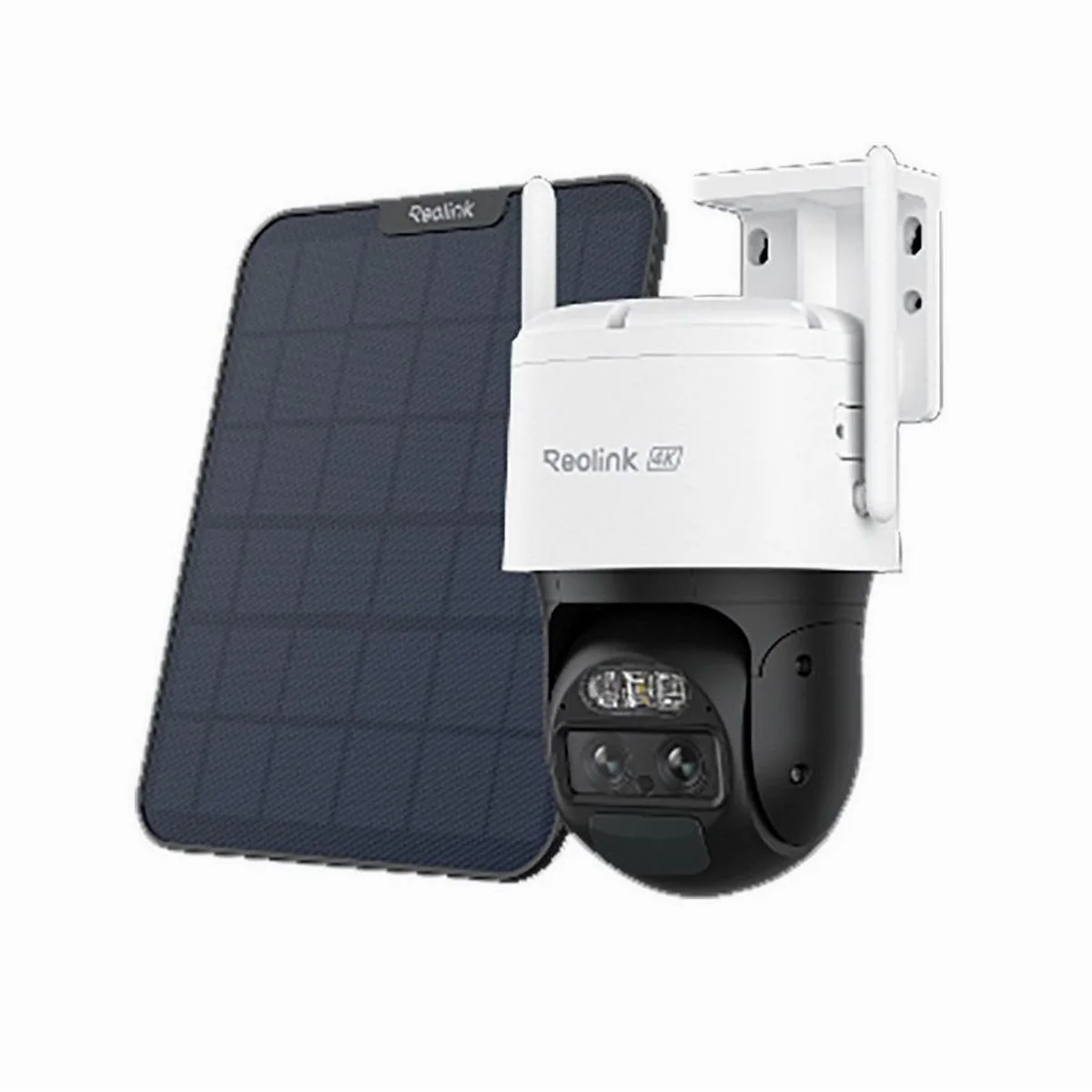Reolink TrackMix Überwachungskamera, 4K Dual-Objektiv, Akku & Solarpanel