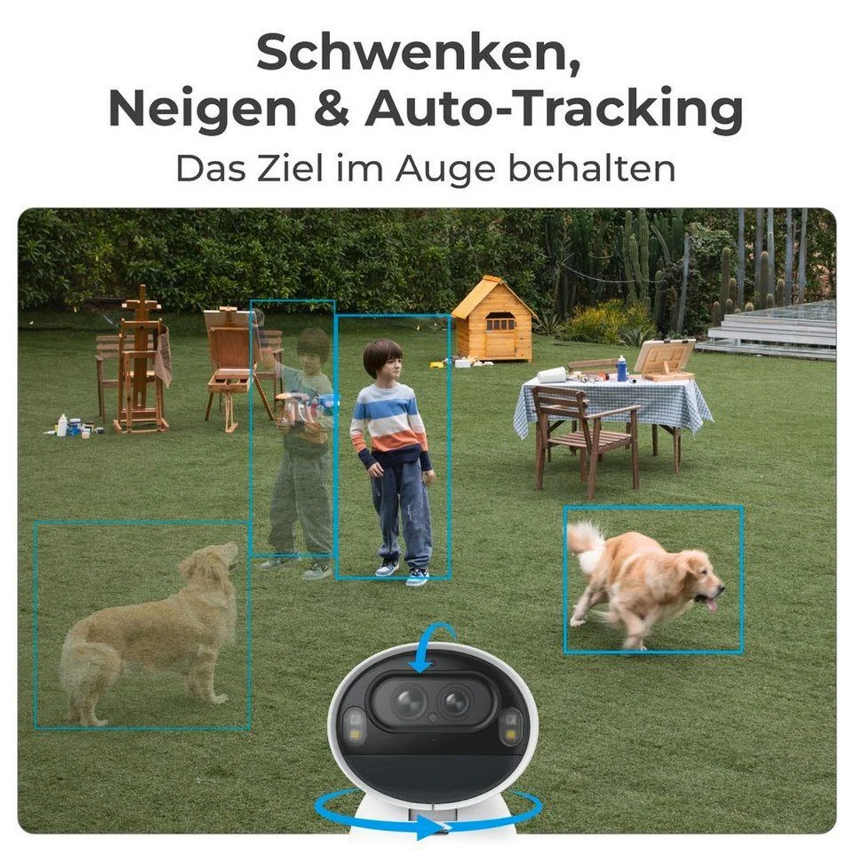 Reolink Argus B730 Überwachungskamera, 4K Auflösung, Solar Panel – ideal für Außenbereiche 2