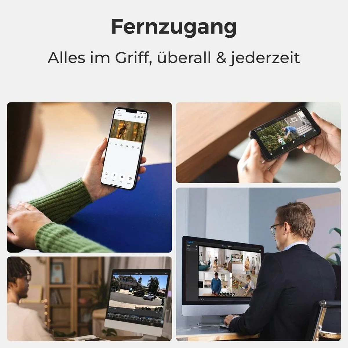 Reolink Argus B730 Überwachungskamera, 4K Auflösung, Solar Panel – ideal für Außenbereiche 4