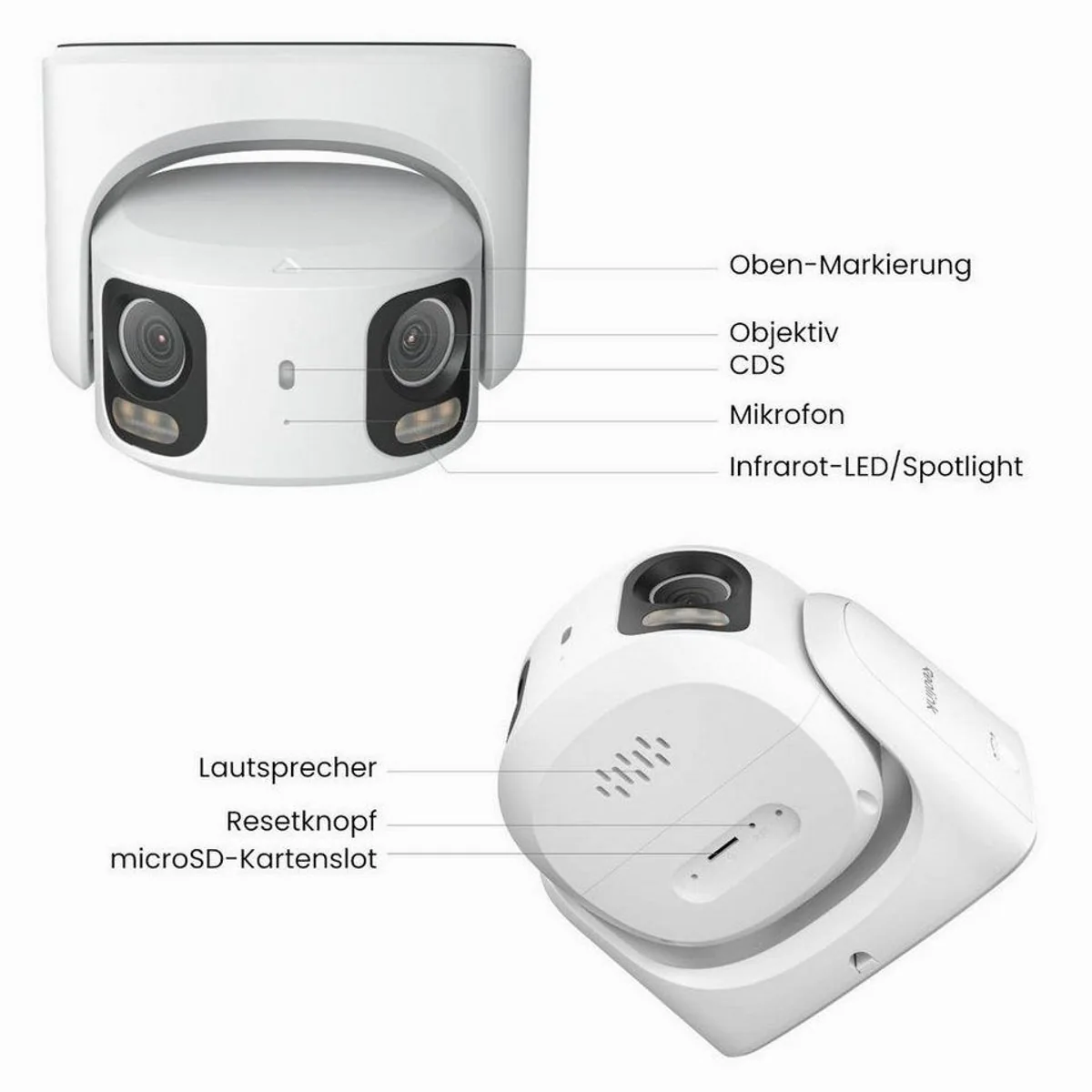 Reolink RP-PCT16MD Überwachungskamera, 16 MP Ultra-HD, 180° Panorama 3