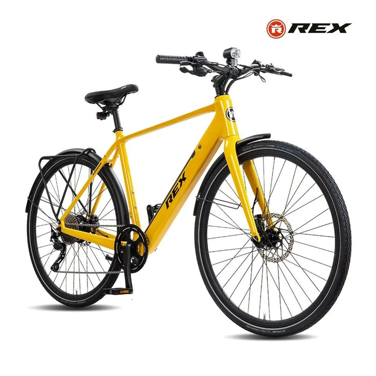 REX E-Trekkingrad, leichter Carbon-Rahmen, 10-Gang Shimano, 360 Wh 2