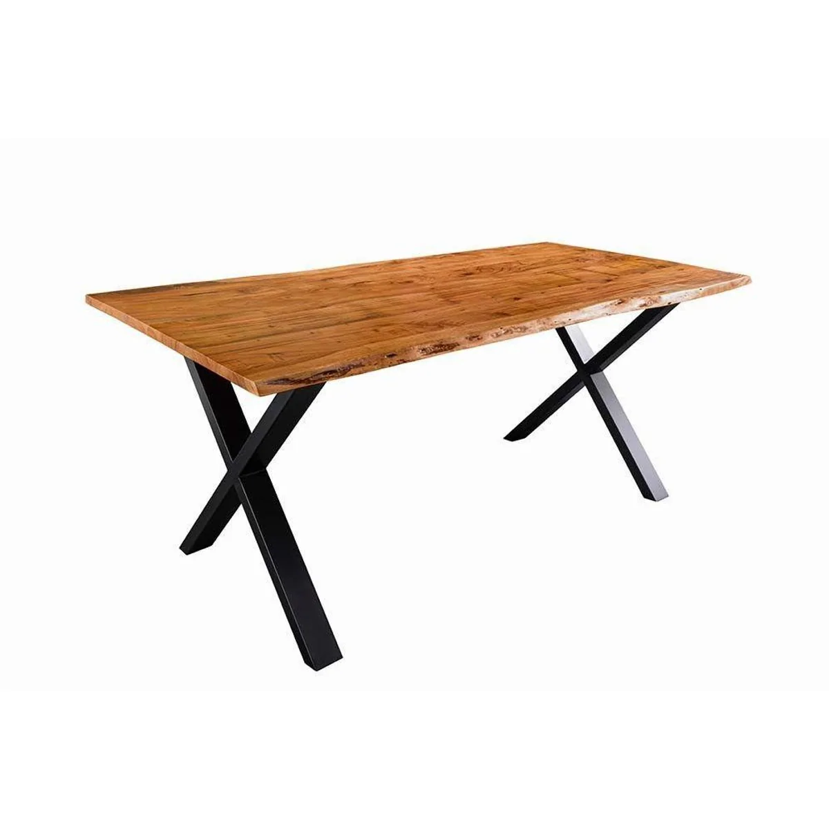 riess-ambiente Esstisch MAMMUT 140cm, Massivholz, X-Gestell, pflegeleicht 2