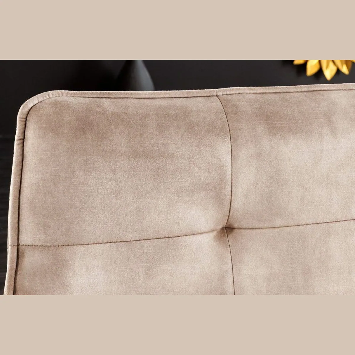 riess-ambiente Sitzbank EUPHORIA, edler Samtbezug, stilvolle Metallbeine, Retro-Design 4
