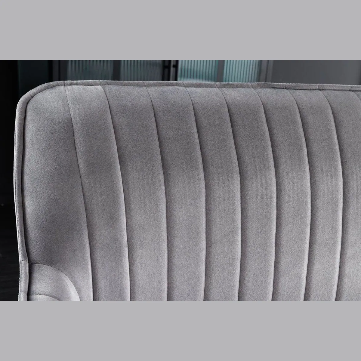 riess-ambiente Sitzbank TURIN 160cm, eleganter Samtbezug, stabile Metallbeine, komfortable Armlehnen 5