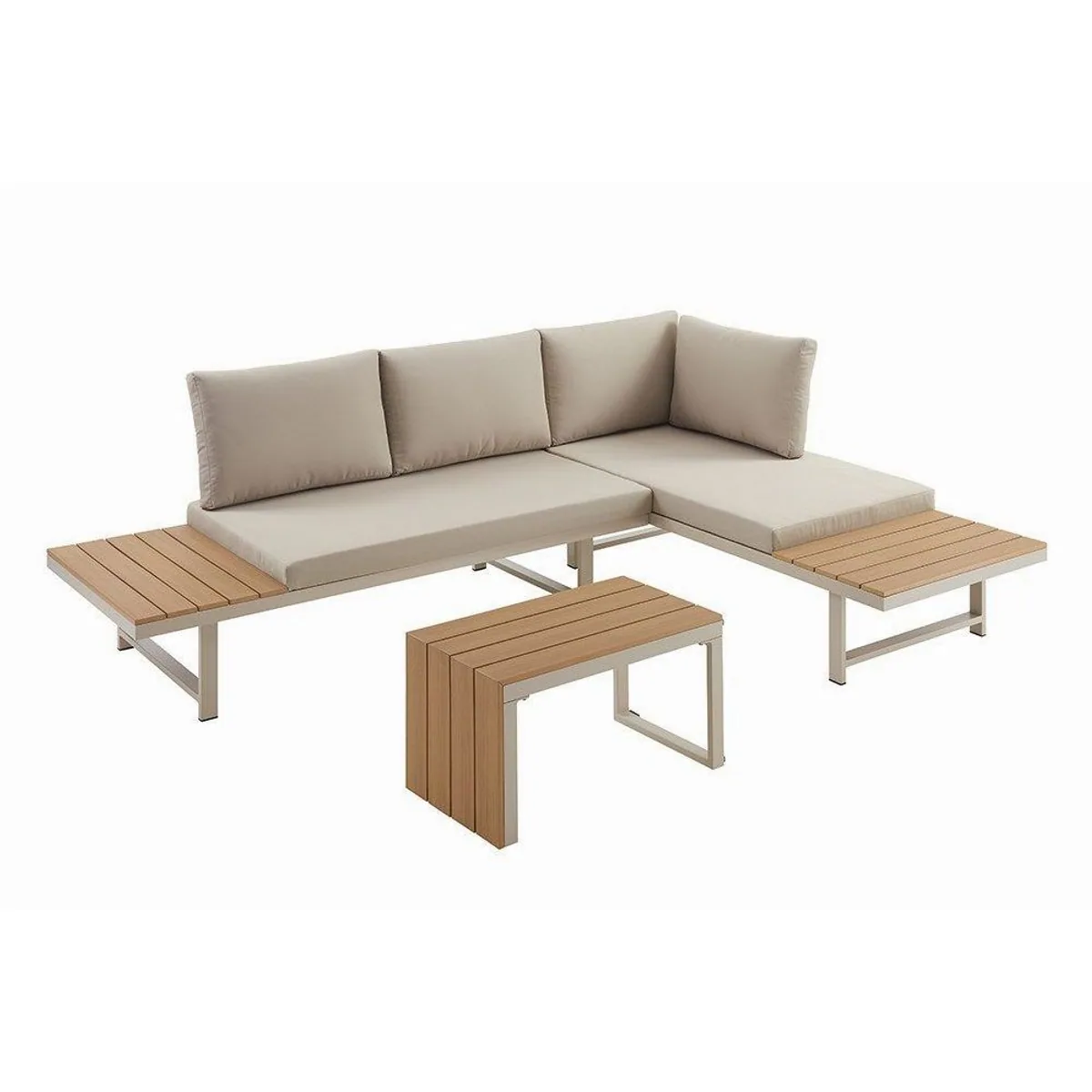 riess-ambiente IBIZA MODULAR LOUNGE, wetterfest, pflegeleicht, modular — 3-teilig 2