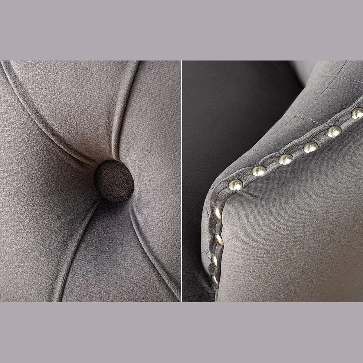riess-ambiente Barhocker CASTLE DELUXE, eleganter Samtbezug, höhenverstellbar, stilvolles Edelstahlgestell 4