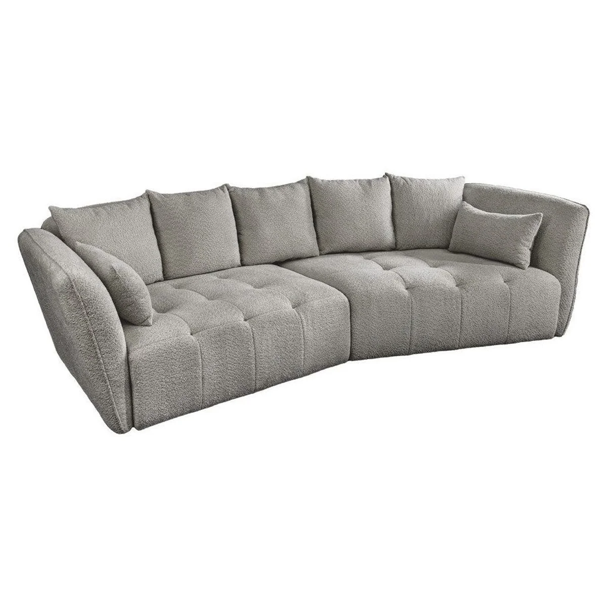 riess-ambiente Big Sofa ROYAL, Bouclé-Bezug, Nosagfederung, inklusive Kissen 2