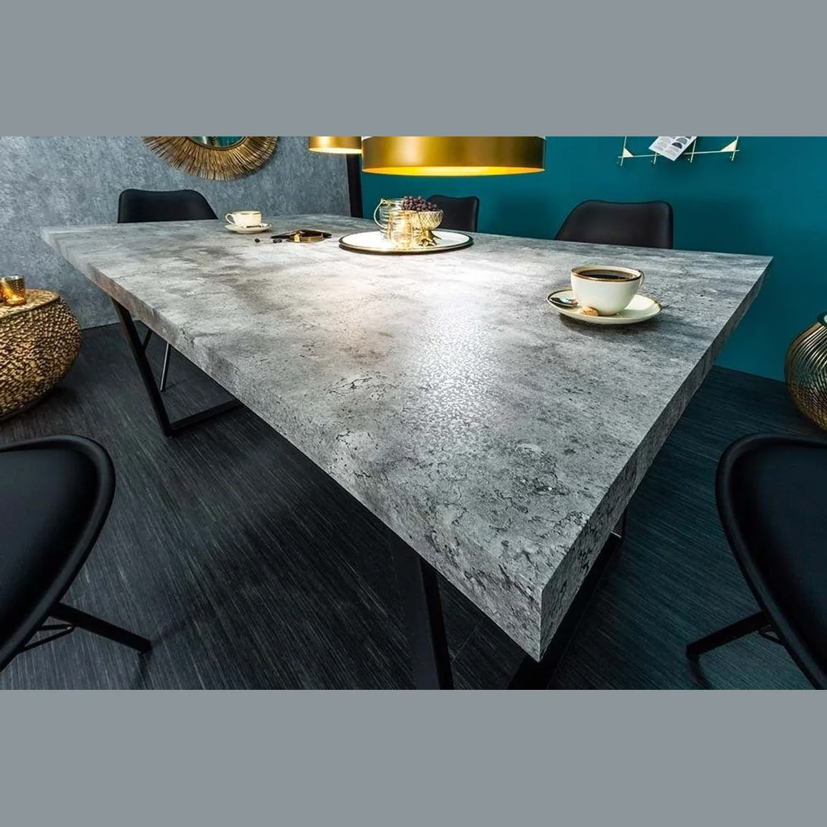riess-ambiente Esstisch LOFT 160cm, modernes Design, stabile Kufenfüße, für 4 Personen 4