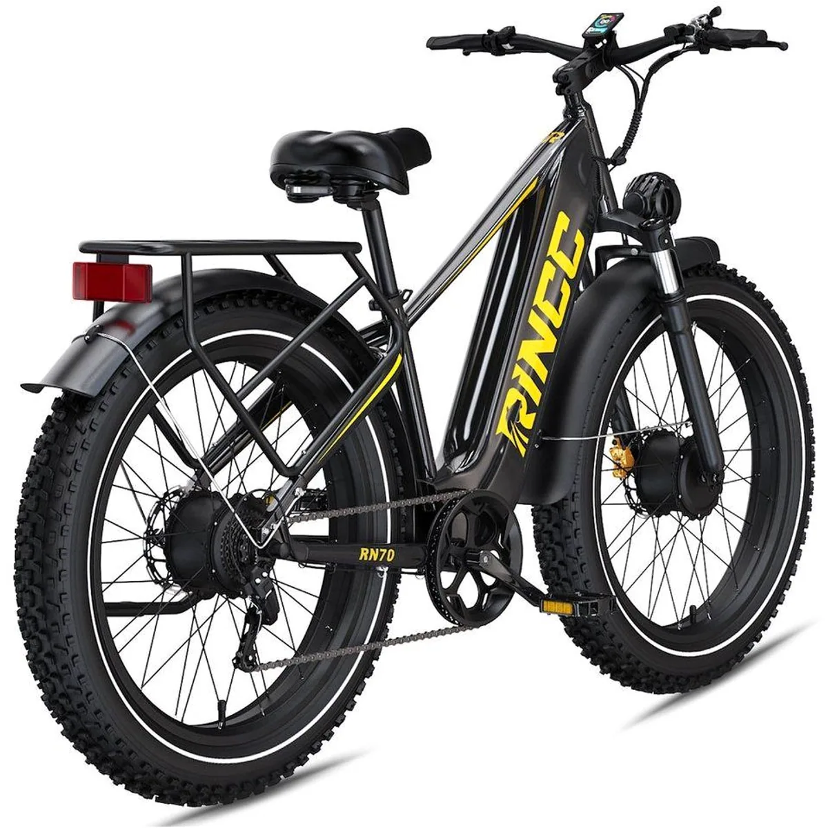 Rincc RN70 E-Bike Dual-Motor, 130 Nm Drehmoment, 120 km Reichweite, Hydraulikbremsen