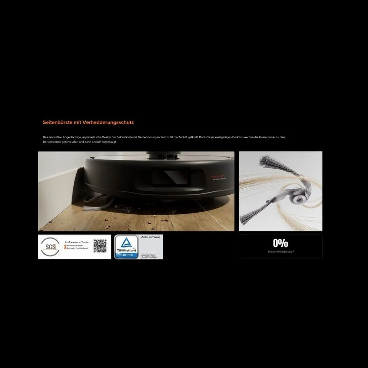 Roborock Qrevo 5AE Saugroboter, 12.000 Pa Saugleistung, LDS-Navigation, Wischfunktion 4