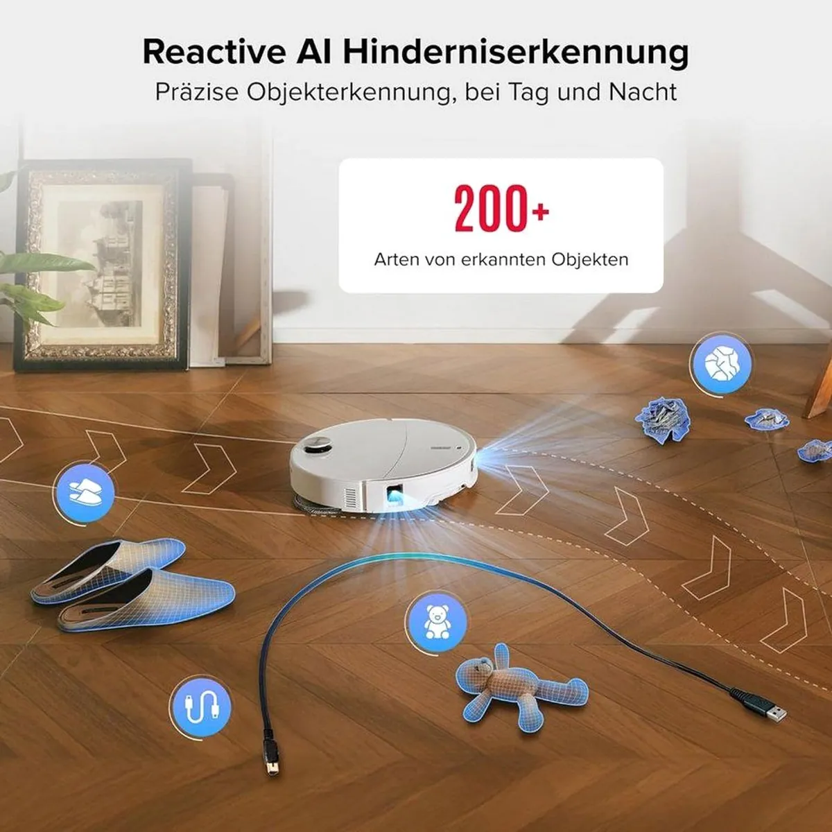 Roborock Qrevo Curv 2 Pro, 25000 Pa Saugkraft, 100°C Heißwasser-Mopp — intelligente Reinigungslösung 5