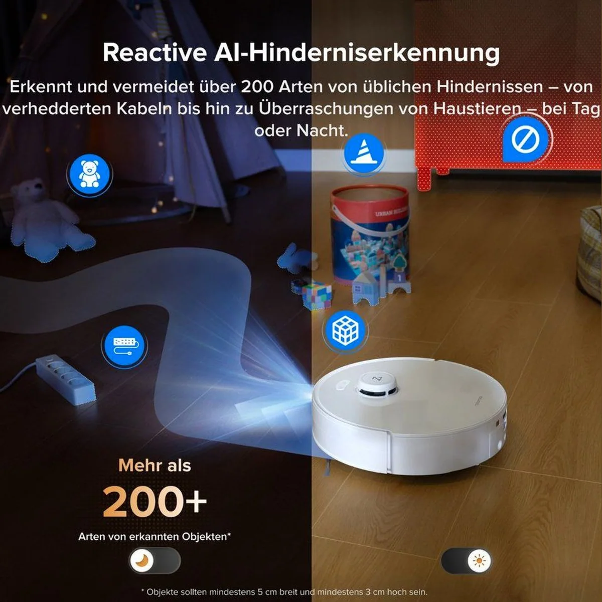 Roborock Qrevo Curv 2 Flow Saugroboter, 20.000 Pa Saugkraft, selbstreinigende Wischwalze, KI-gesteuerte Reinigung 5