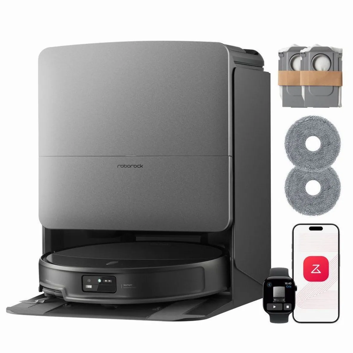 Roborock Saros 20 Saugroboter, 36.000 Pa Saugkraft, AdaptiLift Chassis 3.0, Ultra-Slim Design