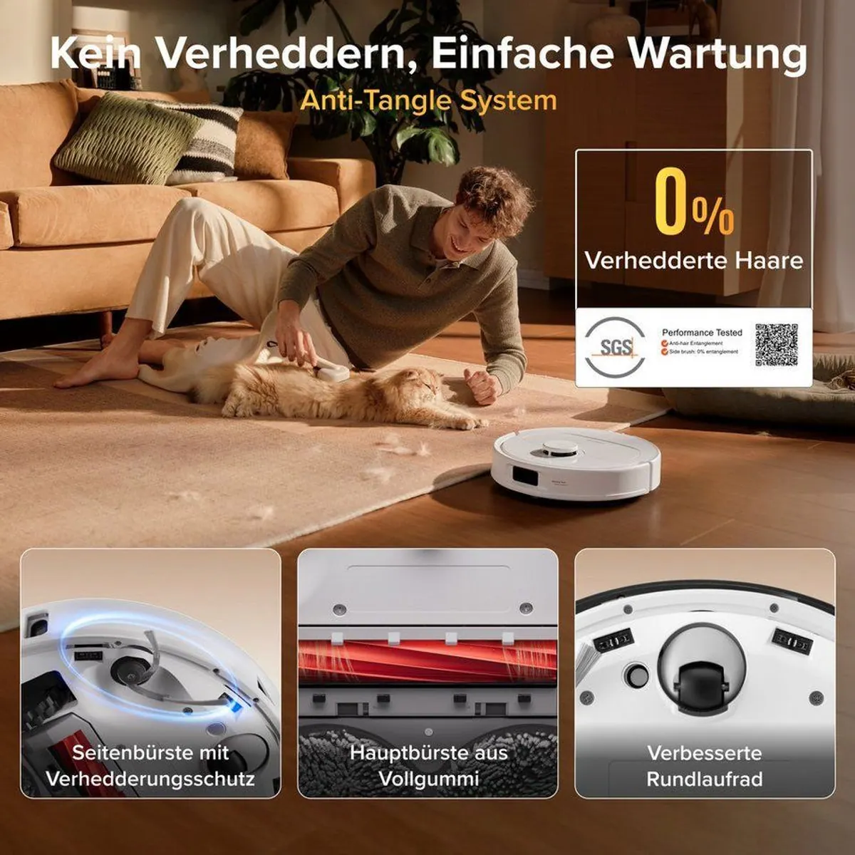 Roborock Saugroboter Qrevo S Pro, 18.500 Pa Saugkraft, intelligente Wischfunktion 4