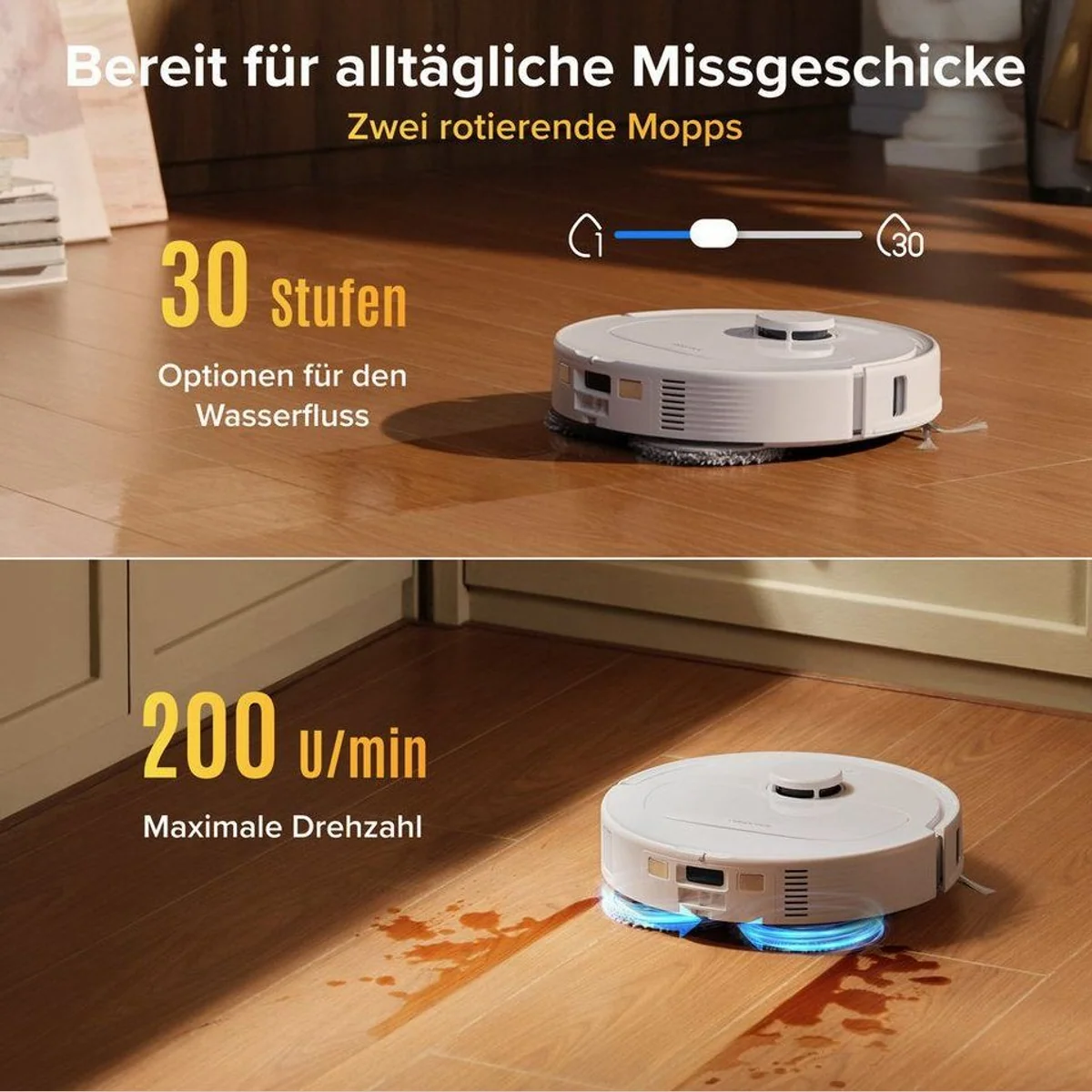 Roborock Saugroboter Qrevo S Pro, 18.500 Pa Saugkraft, intelligente Wischfunktion 5