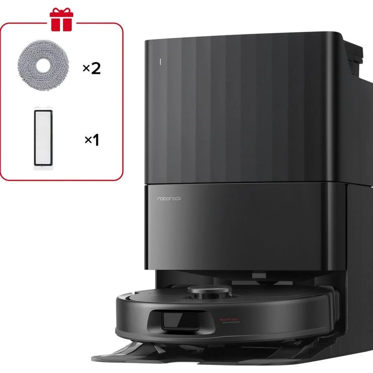 Roborock Qrevo S ProX Saugroboter, 18.500 Pa Saugkraft, All-in-One-Station