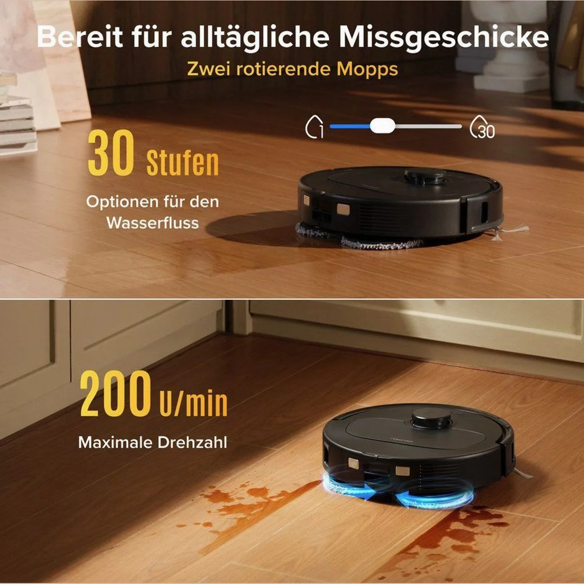 Roborock Qrevo S ProX Saugroboter, 18.500 Pa Saugkraft, All-in-One-Station 3