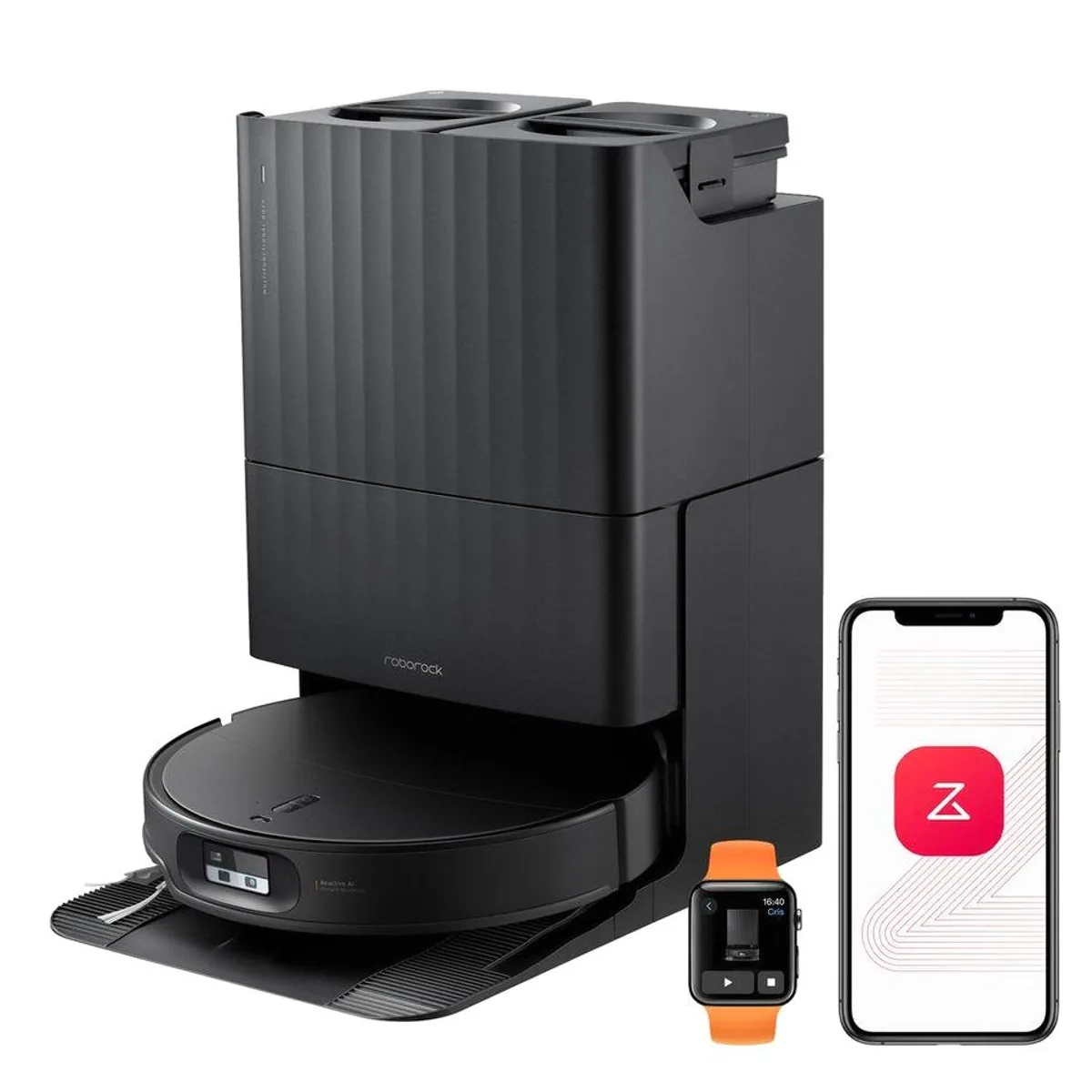 Roborock Qrevo Edge 2 Saugroboter, 25.000 Pa Saugkraft, FlexiArm-Technologie