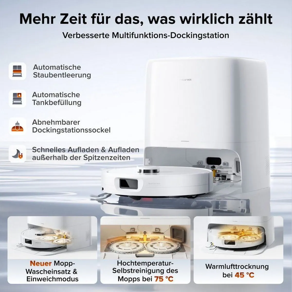 Roborock Saugroboter Qrevo 2 Pro, 25.000 Pa Saugkraft, Wischfunktion 5