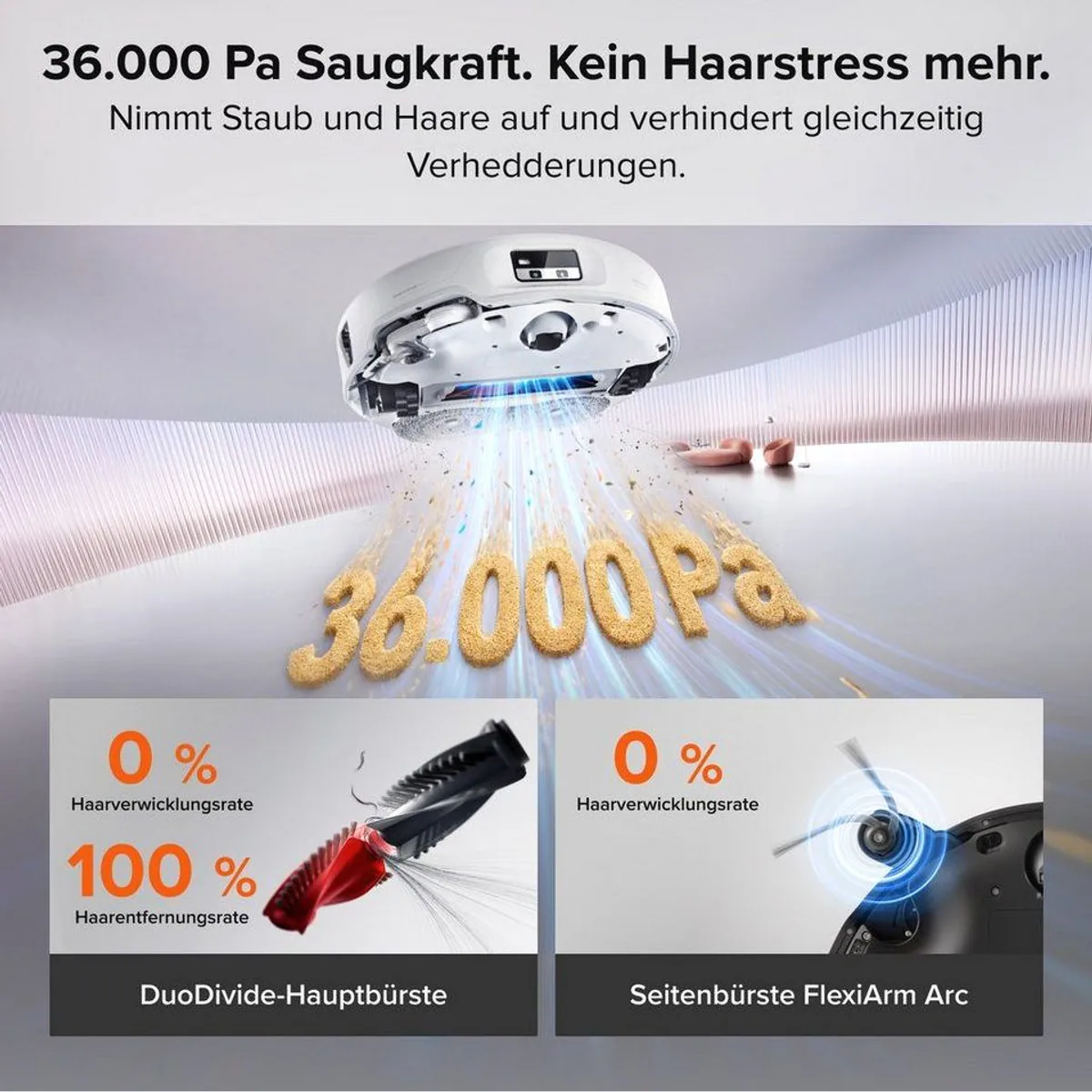 Roborock Saros 20 Neo Saugroboter, 36.000 Pa Saugkraft, Wischfunktion 4