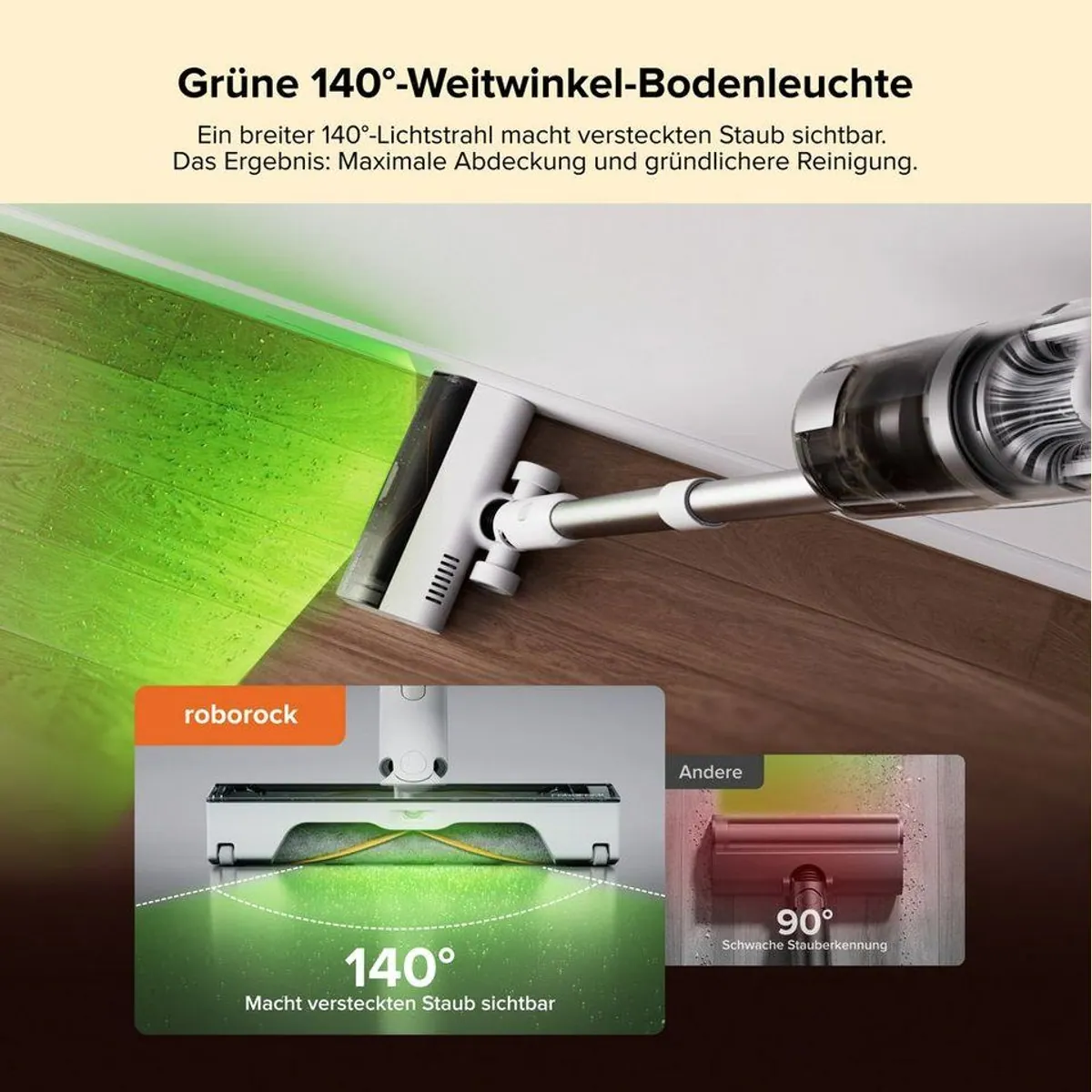 Roborock H60 Hub Akku-Handstaubsauger, 27000Pa Saugkraft, 60 Minuten Laufzeit 5