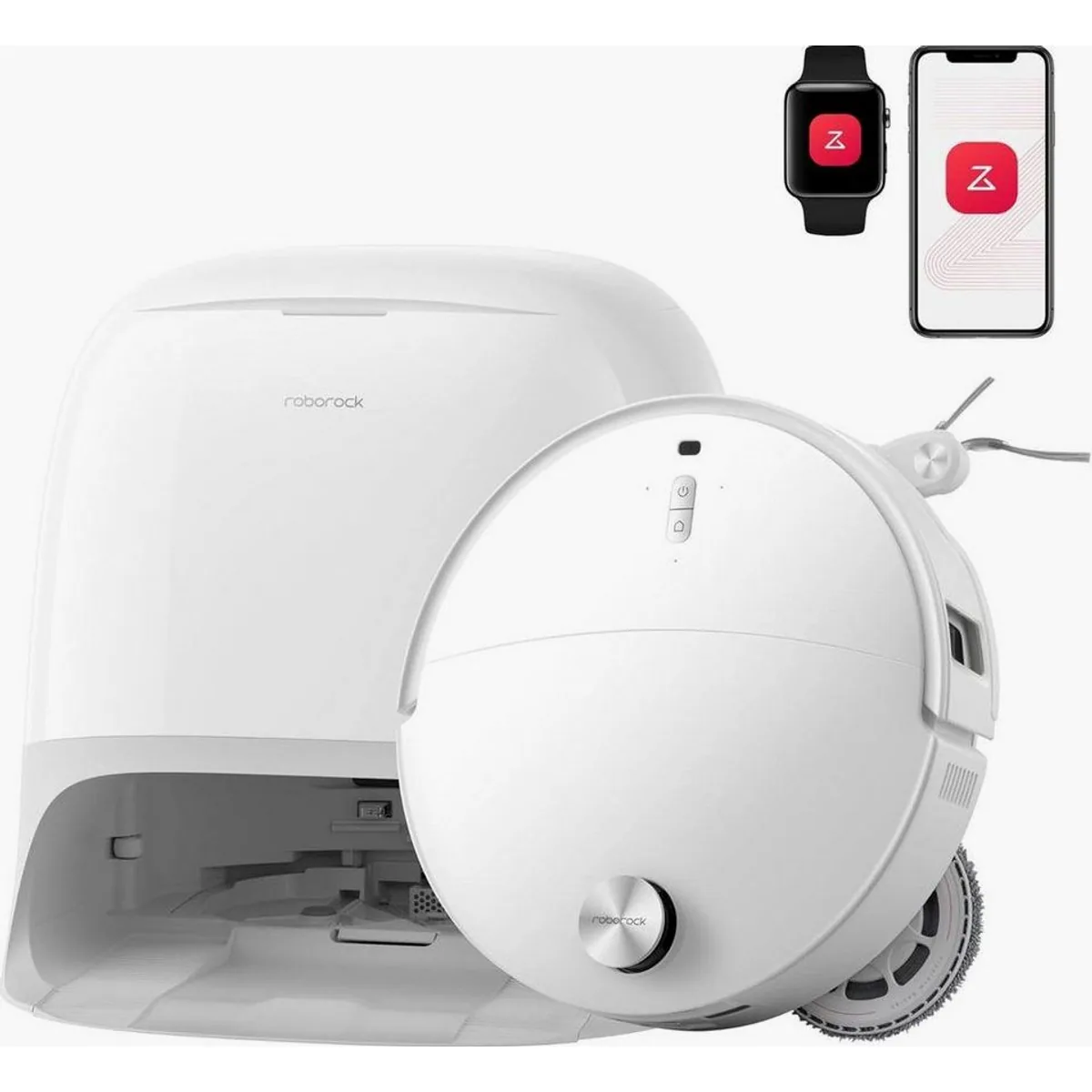Roborock Qrevo Curv 2 Pro Saugroboter, starke Saugkraft, 100°C Heißwasser-Moppwäsche, flaches Design