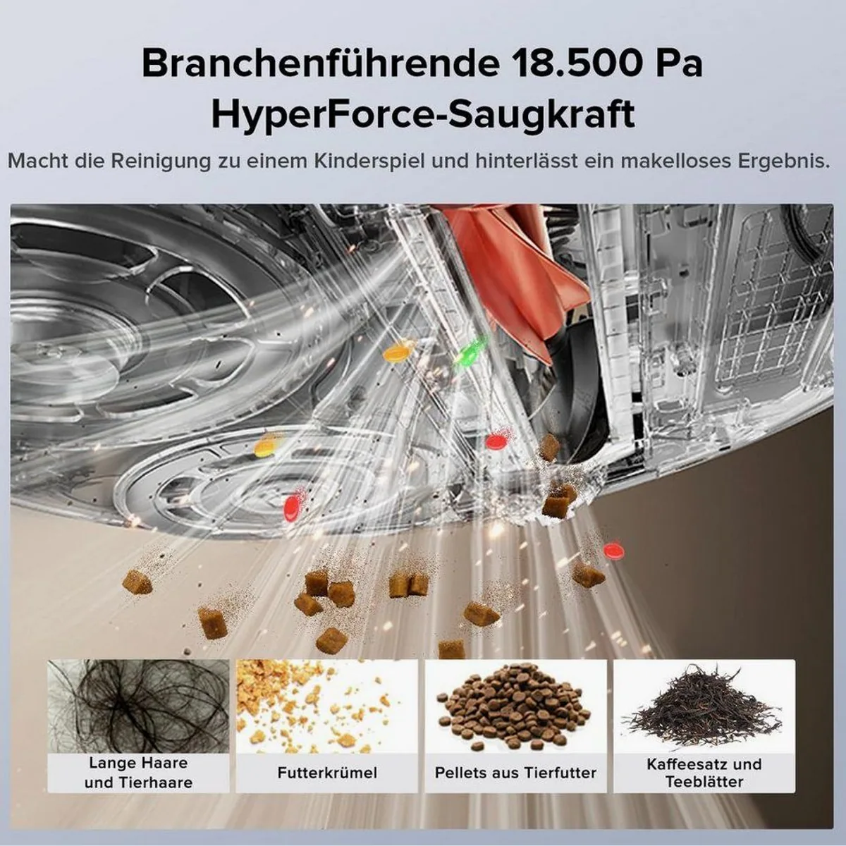Roborock Qrevo Edge S5A Saugroboter, 18500Pa Saugkraft, Wischfunktion, Anti-Tangle-System 4
