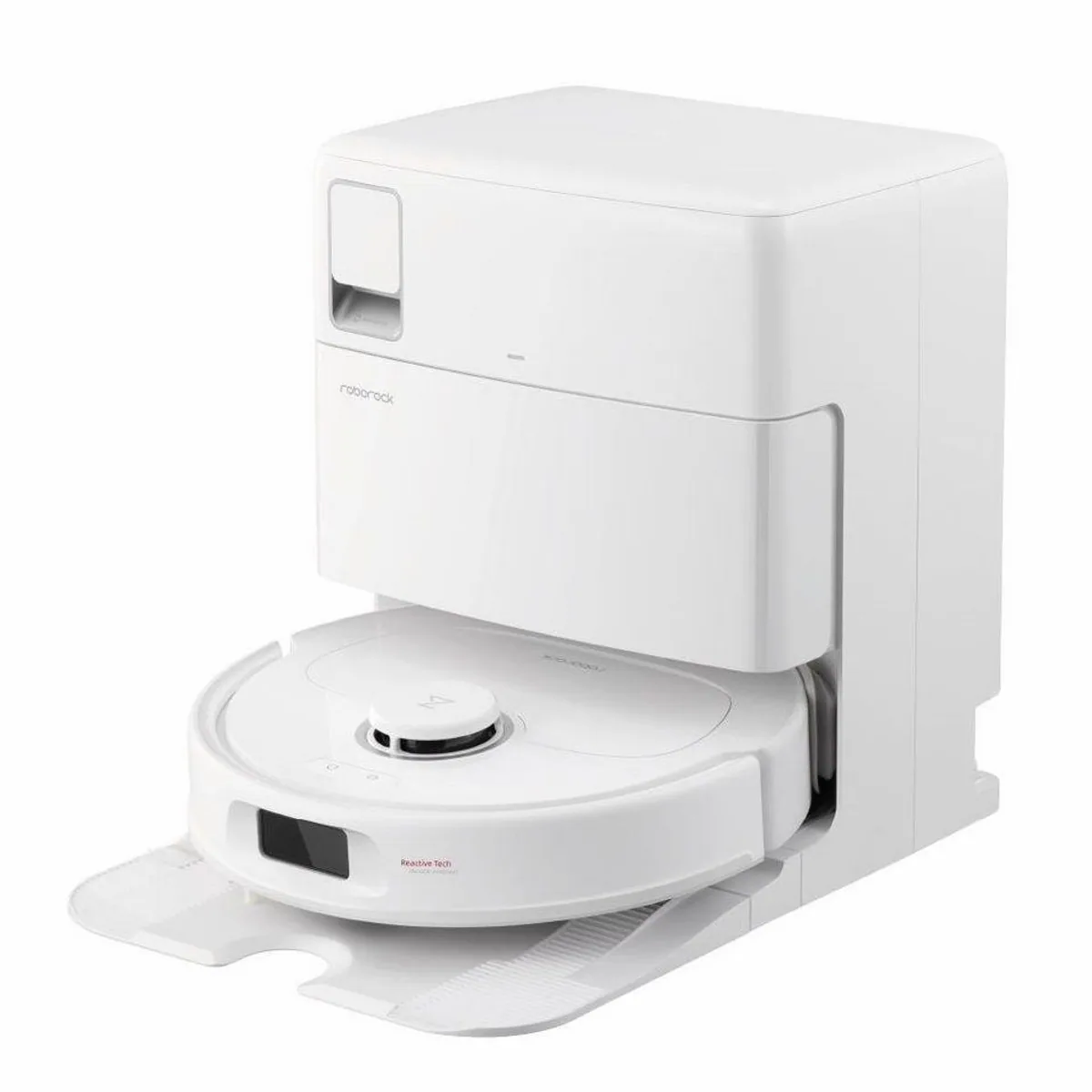 Roborock Qrevo Plus White, intelligente Reinigung, Wasseranschluss, FlexiArm Wischsystem